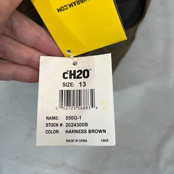 NWT Vibram cH2O Mens 550 Outdoor Waterproof Chelsea Boot Size 13 Medium Drybuilt main image 13